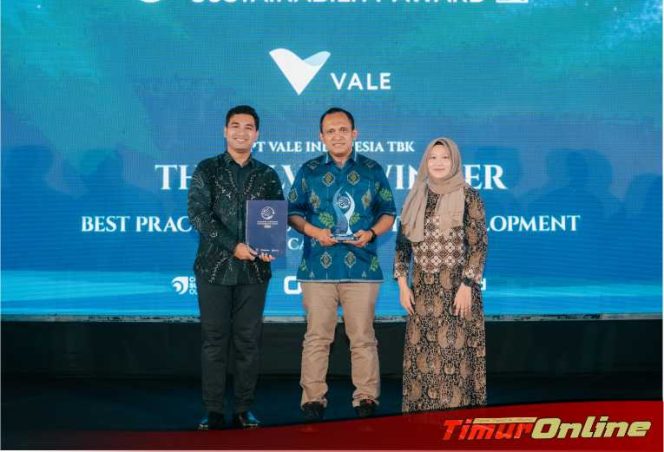 
					Terapkan Praktik Bisnis Berkelanjutan, PT Vale IGP Morowali Raih Penghargaan  Indonesia Corporate Sustainability Award 2024