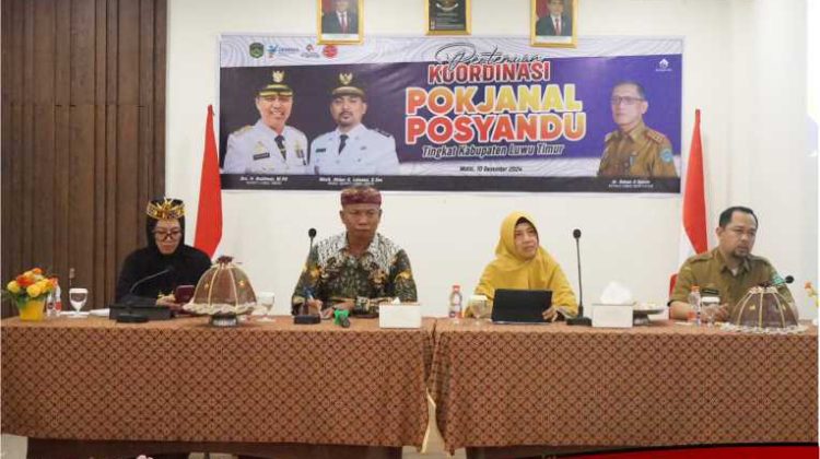 Optimalkan Pembinaan Pokjanal Posyandu, Dinkes Lutim Gelar Rakor