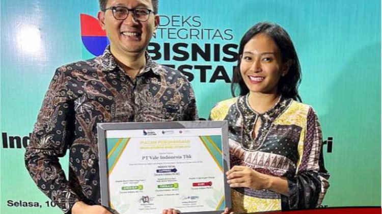 Raih Pengakuan Tinggu di Indeks Integritas Bisnis Lestari, Vale Buktikan Komitmen Kuat Praktik ESG