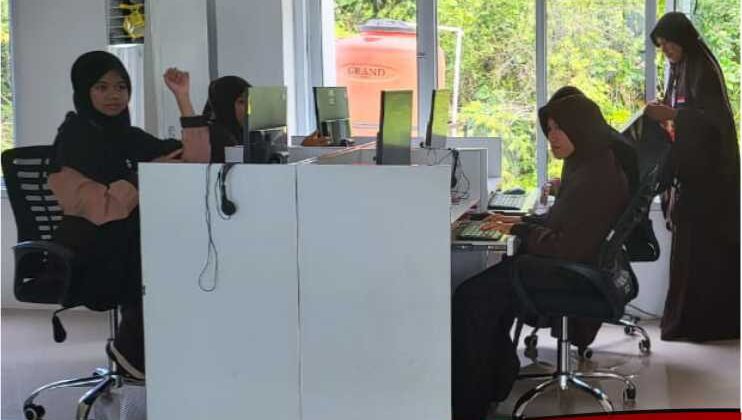 Tingkatkan Minat Baca, Puluhan Pelajar SMP IT Wahdah Islamiyah Kunjungi DPK Lutim