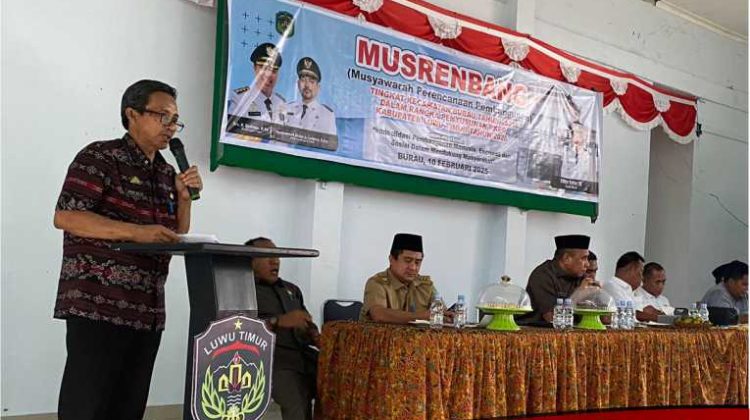 Musrenbang Kecamatan Burau, Konsolidasi Pembangunan Menuju RKPD 2026