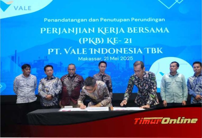 
					Kolaborasi Menuju Masa Depan Berkelanjutan: PT Vale Teken PKB ke-21 sebagai Komitmen pada Hak Pekerja
