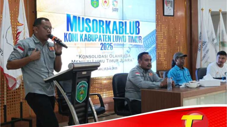 Herawan Terpilih Aklamasi Pimpin KONI Luwu Timur