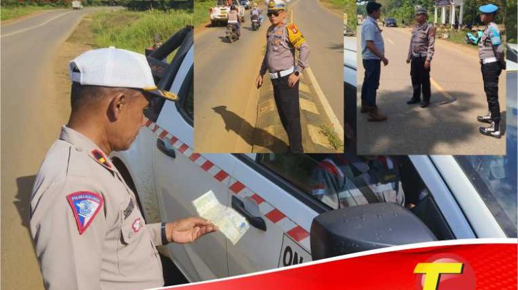 Hari Kedelapan Operasi Patuh Pallawa 2025, Satlantas Polres Lutim Tilang Ratusan Pelanggar Lalu Lintas