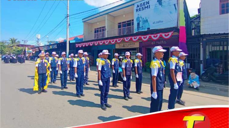 Selamat ! SMP 5 Malili Juara 1 Lomba Gerak Jalan Putra