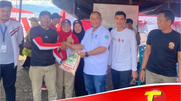 CLM Serahkan Bantuan Sembako ke Korban Kebakaran Sorowako