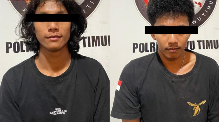 Satresnarkoba Polres Lutim Tangkap Dua Pengedar Sabu di Wotu, Barang Bukti Seberat 60 Gram Lebih