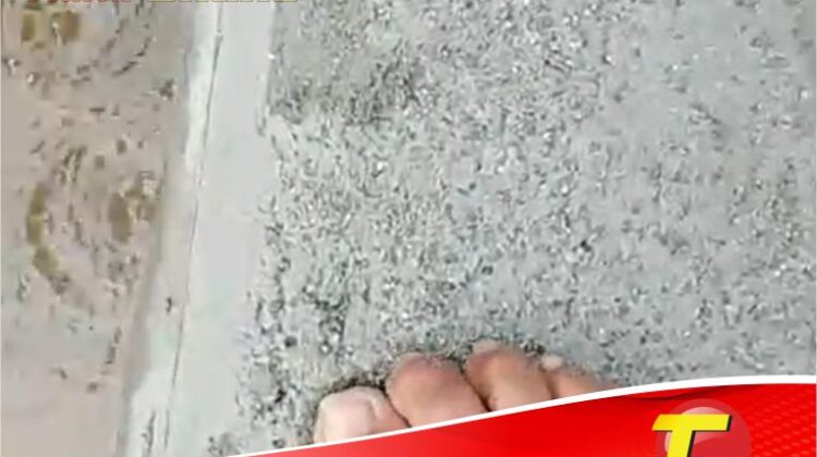 Viral, Video Proyek Drainase Diduga Dikerja Asal-asalan, Sangat Rapuh