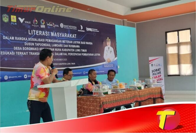
					Vale – Pemkab Lutim – PLN Gelar Sosialisasi Pemasangan Meteran Listrik