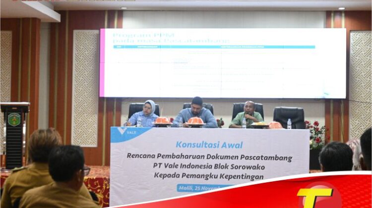 Vale Indonesia Rencana Perbarui Dokumen Pasca Tambang
