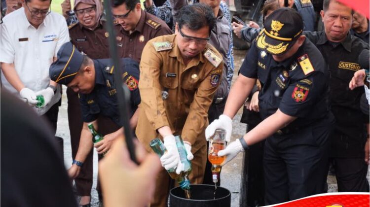 Hasil Penindakan Setahun Terakhir, Bea Cukai Malili Musnahkan Jutaan Batang Rokok Ilegal