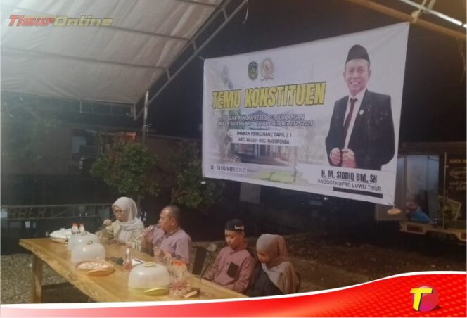 
					Siddiq Gelar Reses di Malili, Mantan Sekwan Nanya Soal Pabrik Sepatu