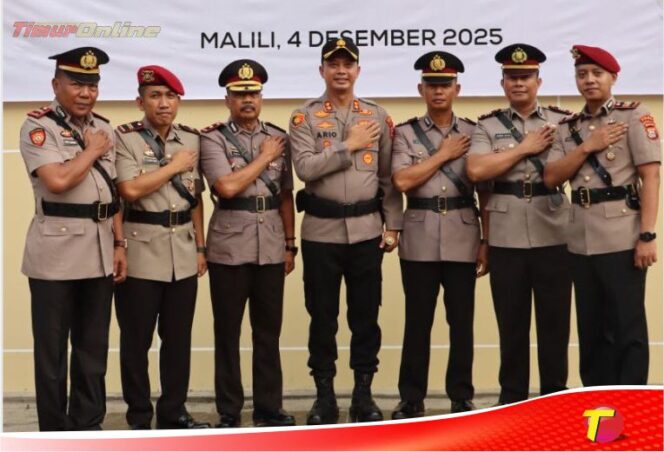 
					Sertijab Enam Pejabat Jajaran Polres Lutim, Kapolres : Ini Regenerasi