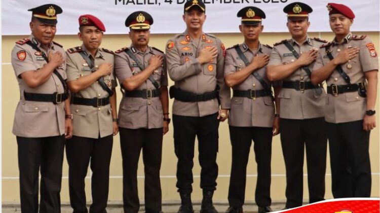 Sertijab Enam Pejabat Jajaran Polres Lutim, Kapolres : Ini Regenerasi