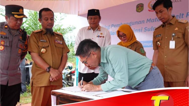 Groundbreaking Pembangunan MBR dimulai, Abu Ashar : Semoga Dapat Meningkatkan Perekonomian Masyarakat Luwu Timur