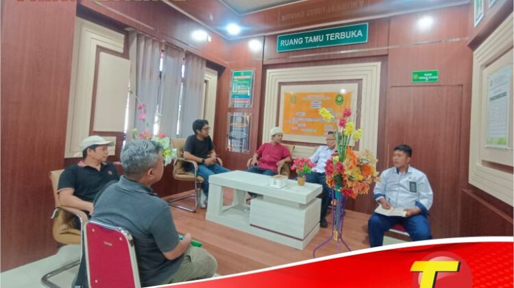 Ketua PN Malili Terima Audiens PWI Luwu Timur