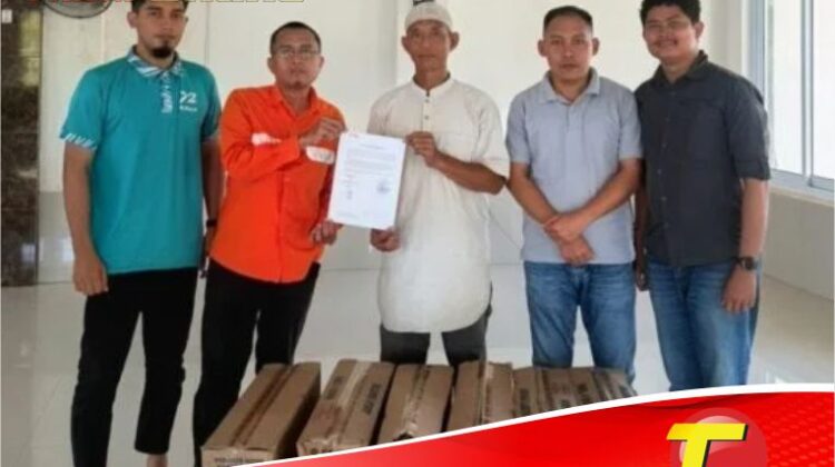 PT. PUL Salurkan Bantuan ke Masjid Nurul Haq Ussu