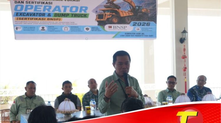 Pelatihan Vokasi dan Sertifikasi Operator Alat berat, Bukti Vale Komitmen Penguatan Daya Saing Warga Lokal