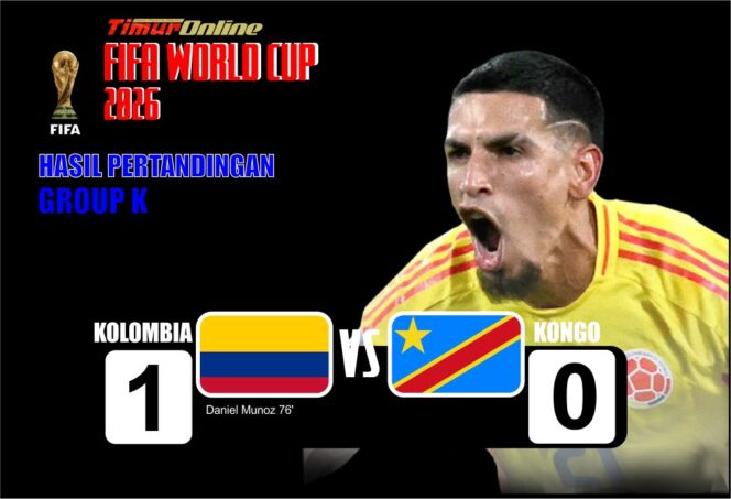 
					Menang Tipis Atas Kongo, Kolombia Pastikan Satu Tiket 32 Besar Piala Dunia 2026