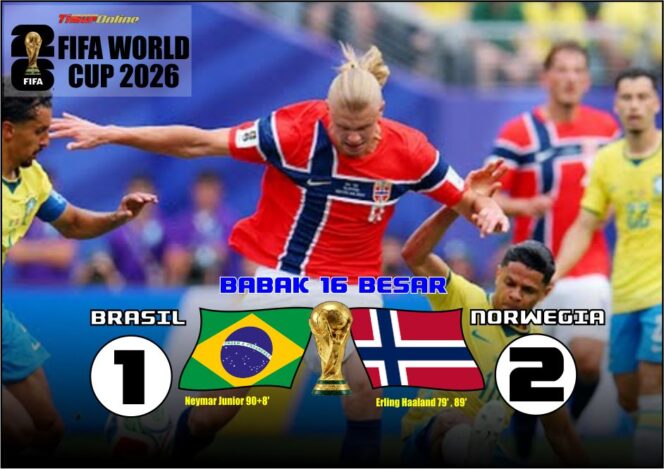 
					Haaland Cetak Brace, Brasil Pulang Kampung