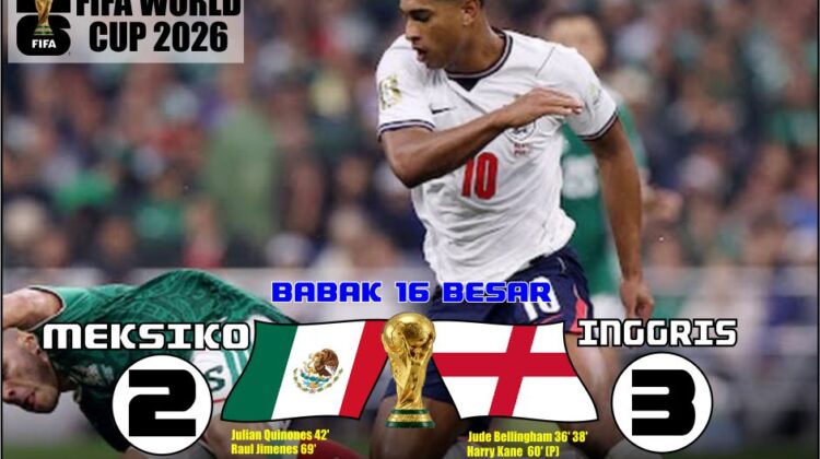 Inggris Bungkam Tuan Rumah Meksiko, Hadapi Norwegia di Perempat Final