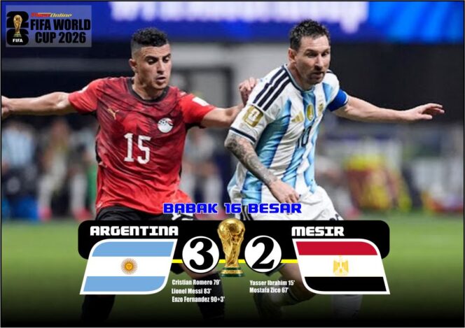 
					Argentina Comeback, Kubur Impian Mesir di Injury Time