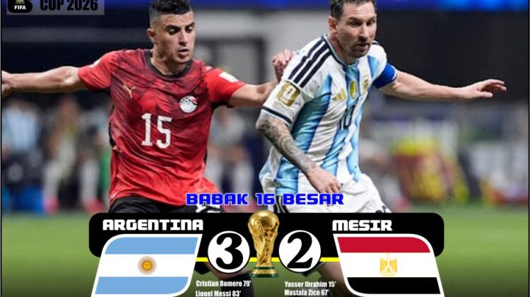 Argentina Comeback, Kubur Impian Mesir di Injury Time