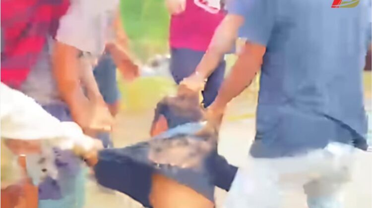 Viral, Pencuri Motor di Towuti Diseret di Jalan Hingga Dapat “Tendangan Maut”