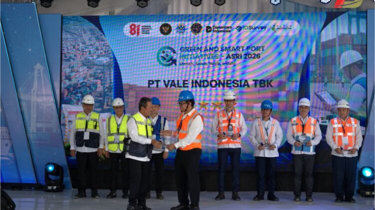 Terapkan Pelabuhan Ramah Lingkungan dan Berbasis Digital di Balantang, PT Vale Raih Penghargaan Green and Smart Port Initiatives ASRI 2026