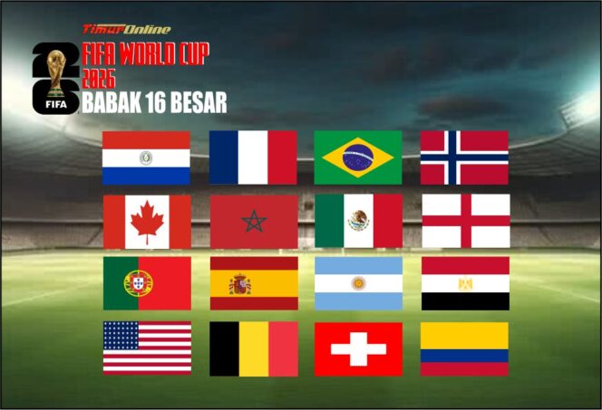 
					Ini Tim Yang Lolos ke Babak 16 Besar Piala Dunia 2026