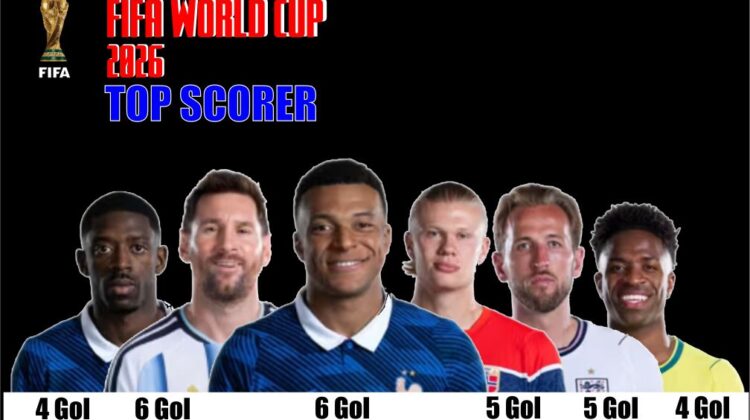 Perburuan Gelar Top Scorer Piala Dunia 2026 Makin Ketat, Mbappe Kini Memimpin