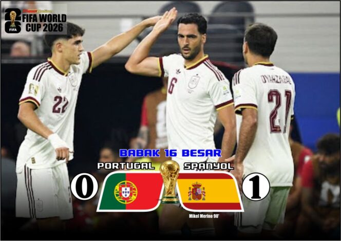 
					Spanyol Menang Tipis Atas Portugal, Ronaldo Pulang Kampung