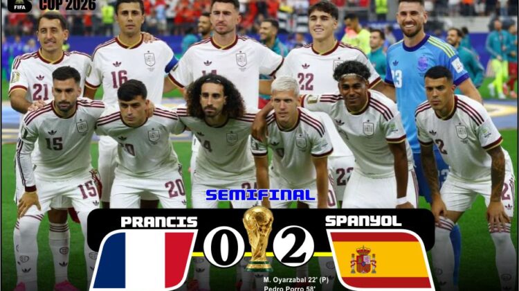 Spanyol Berhasil Melaju ke Babak Final, Kalahkan Prancis 2-0
