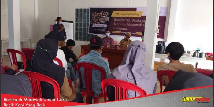 Barista di Morowali Dapat Pelatihan Dari Vale Indonesia